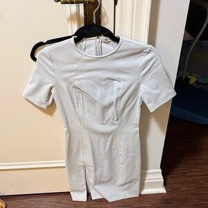 Elegant light grey dress